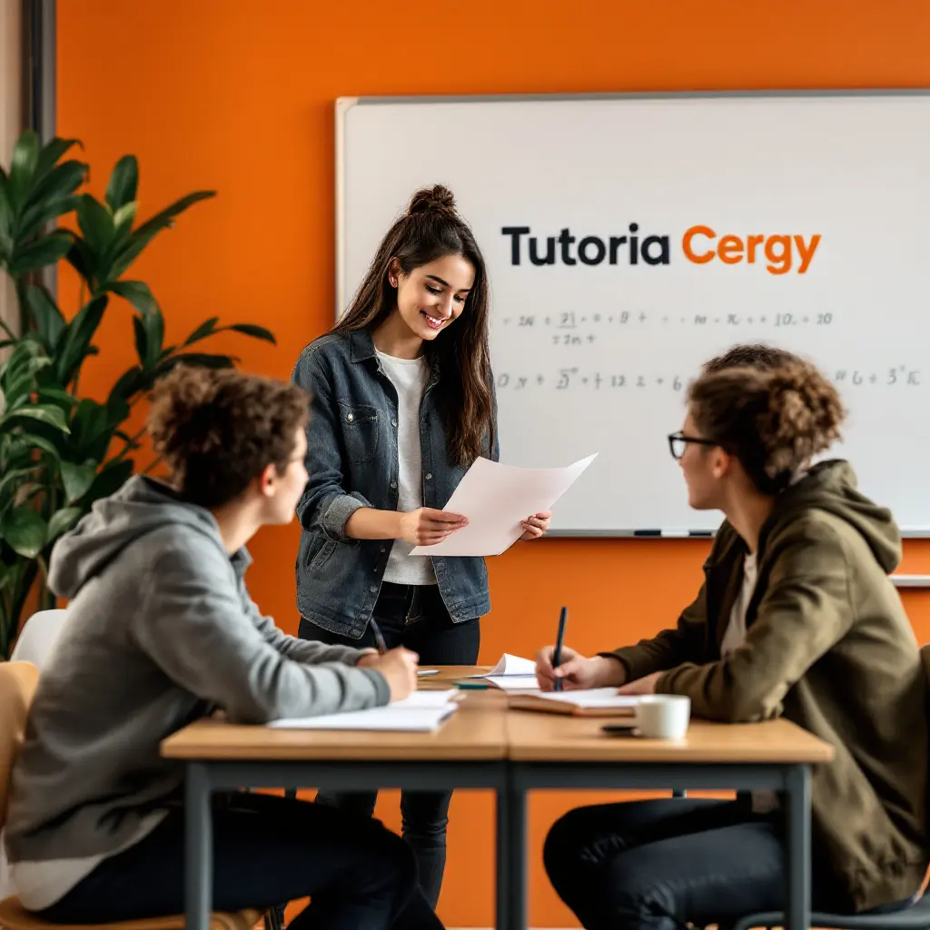 Cours en groupe avec Tutoria Cergy - Apprentissage collaboratif et progression encadrée